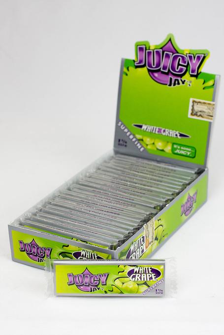 Rolling Papers - Juicy Jay's - 1 1/4" Superfine - White Grape